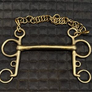 Korsteel straight bar Pelham English bit 5”